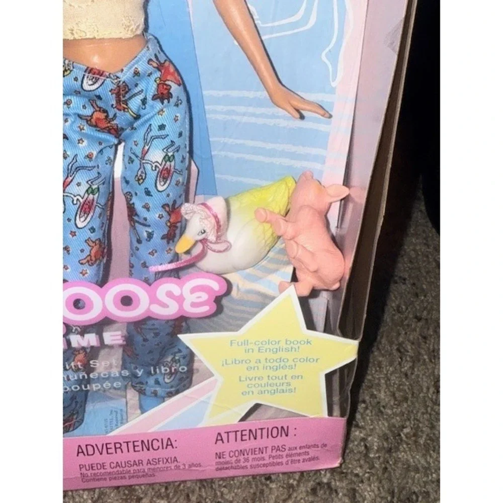 Barbie and Kelly Mother Goose Storytime Doll and Book Gift Set New in Box